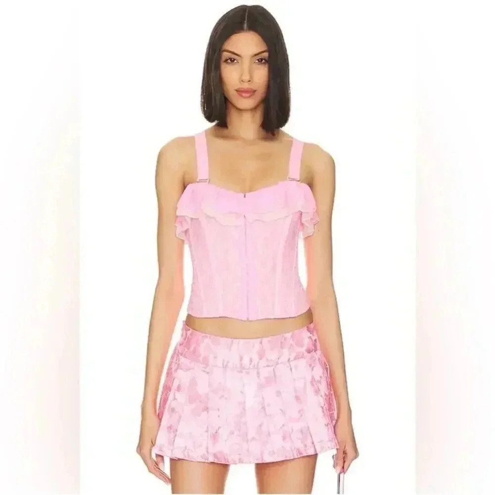 We Are HAH Seams Like a Princess Corset in Rose Quartz Small NWT